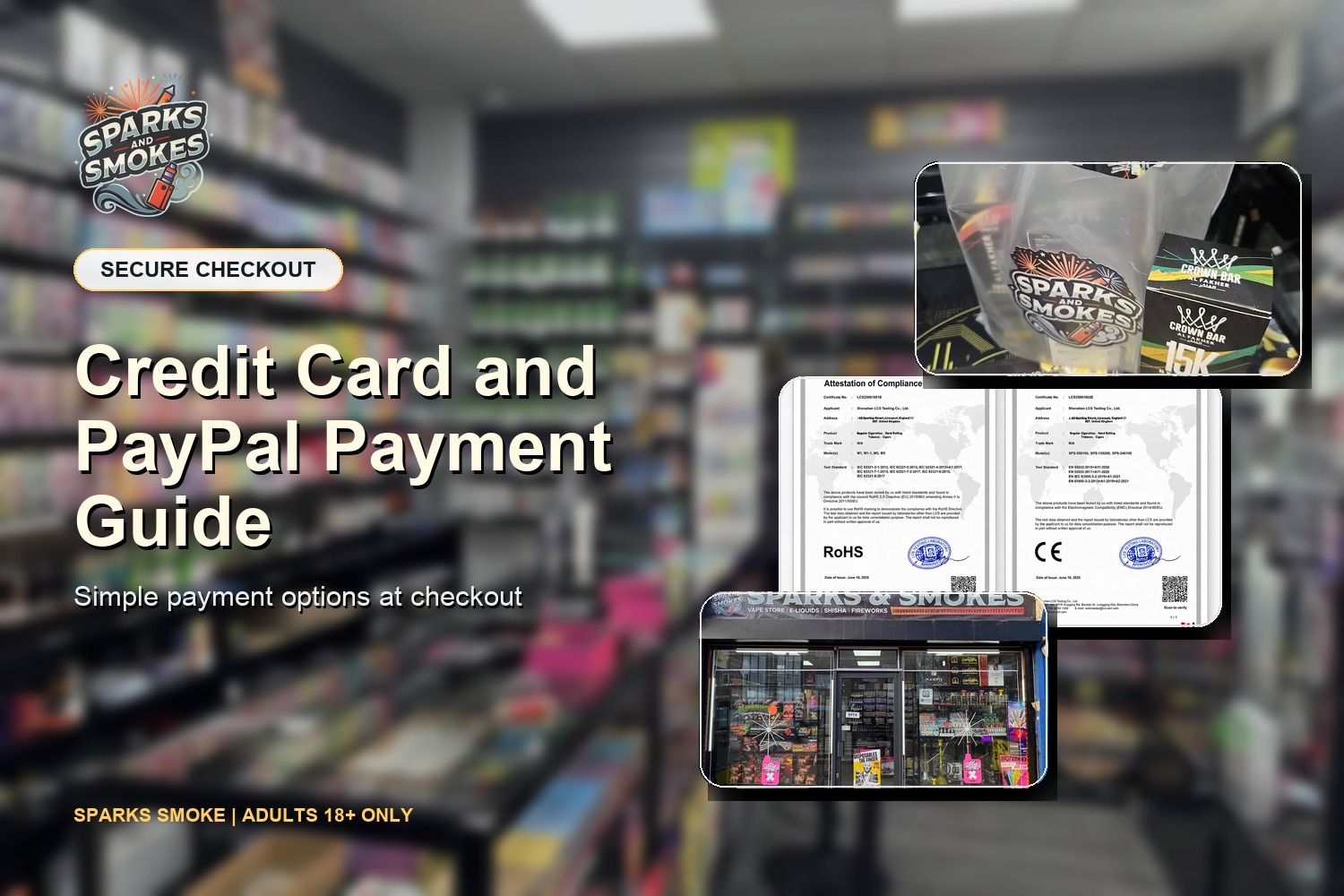 Credit Card and PayPal Payment Guide